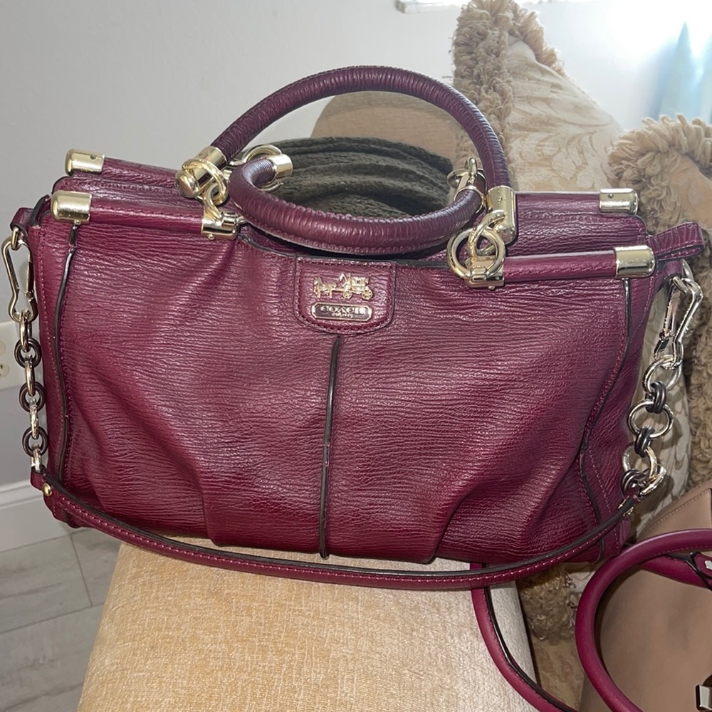 Coach leather bag